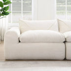 116   Fully Compressed Sofa with High Density Foam,Particle Chenille