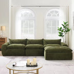 116   Fully Compressed Sofa with High Density Foam,Particle Chenille