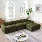 116   Fully Compressed Sofa with High Density Foam,Particle Chenille