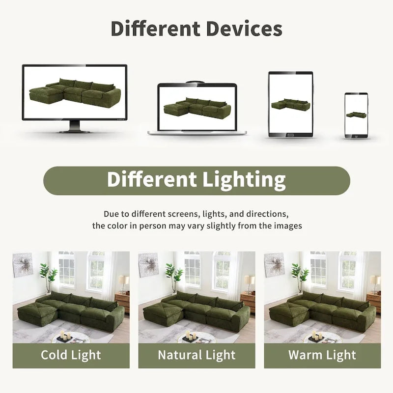 116   Fully Compressed Sofa with High Density Foam,Particle Chenille
