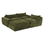 116   Fully Compressed Sofa with High Density Foam,Particle Chenille