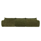 116   Fully Compressed Sofa with High Density Foam,Particle Chenille