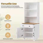 TV Stand with Bookshelves & Tempered Glass Doors, Entertainment Center with Adjustable Shelves for TVs up to 70