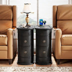 Wood End Table, Narrow Side Table Solid Side Table