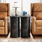 Wood End Table, Narrow Side Table Solid Side Table