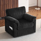 33  Corduroy Swivel Single Sofa Chair