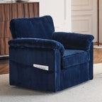 33  Corduroy Swivel Single Sofa Chair