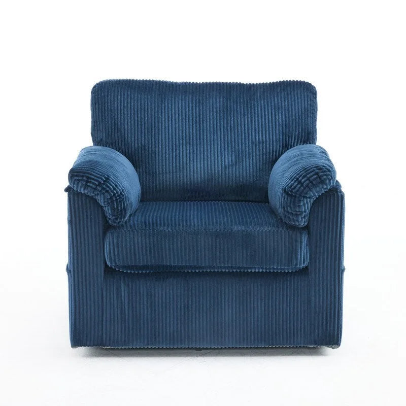 33  Corduroy Swivel Single Sofa Chair
