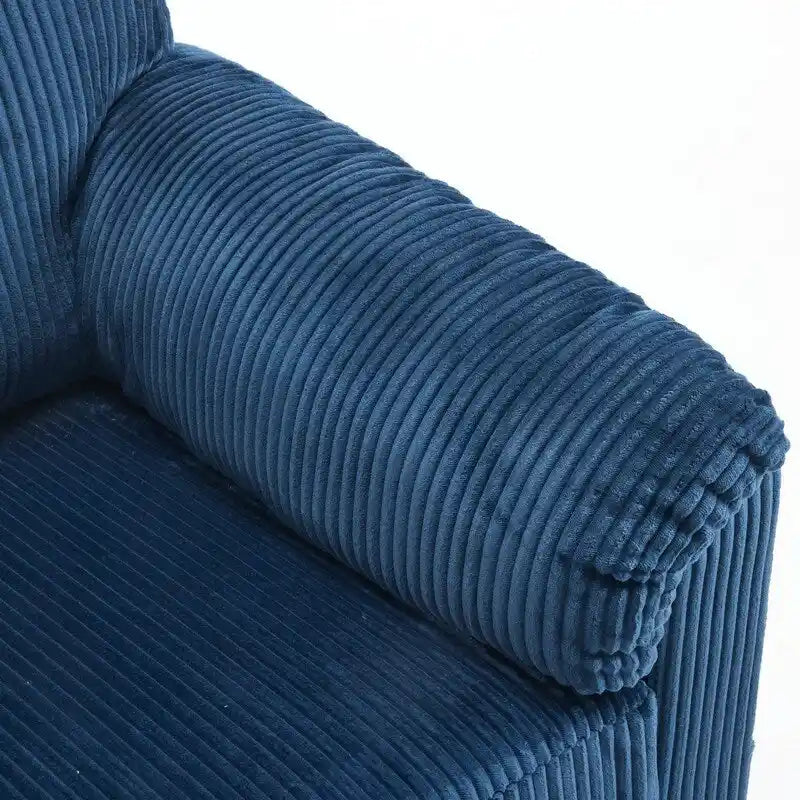 33  Corduroy Swivel Single Sofa Chair
