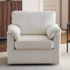 33  Corduroy Swivel Single Sofa Chair