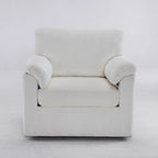 33  Corduroy Swivel Single Sofa Chair
