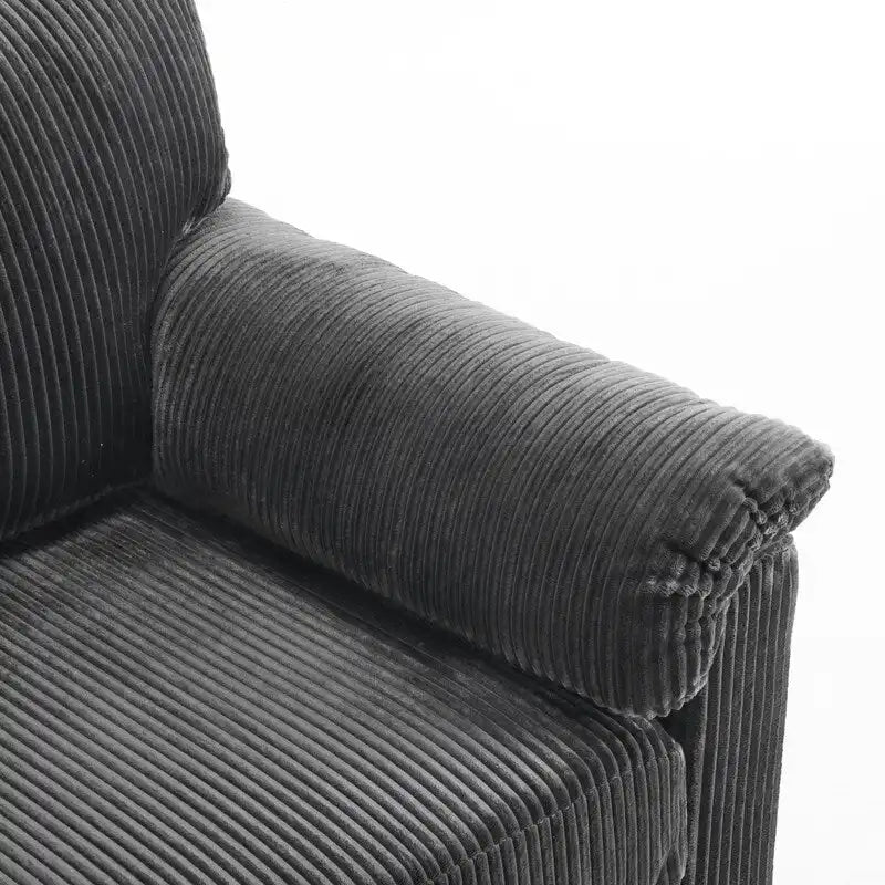 33  Corduroy Swivel Single Sofa Chair