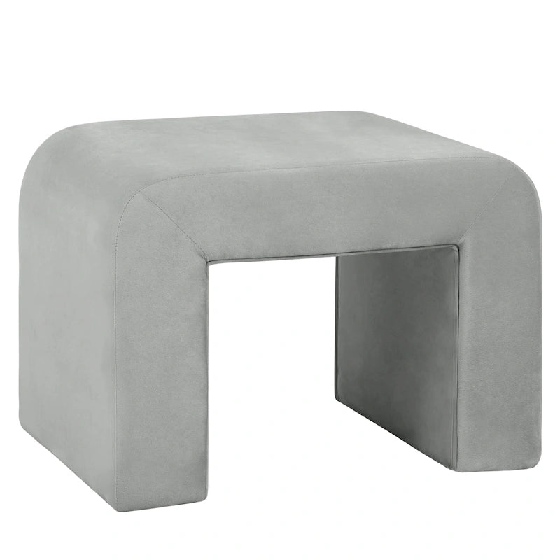 Vint 26  Modern Bench Upholstered in Velvet or Boucle With Padded Foam Seat for Living Room Bedroom Home Office