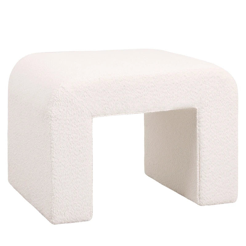 Vint 26  Modern Bench Upholstered in Velvet or Boucle With Padded Foam Seat for Living Room Bedroom Home Office