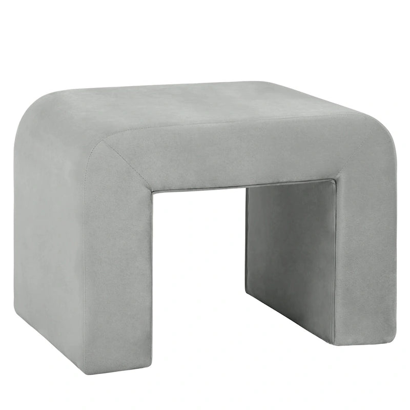 Vint 26  Modern Bench Upholstered in Velvet or Boucle With Padded Foam Seat for Living Room Bedroom Home Office