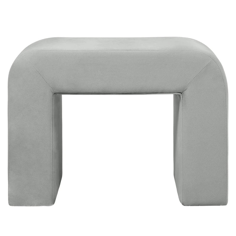 Vint 26  Modern Bench Upholstered in Velvet or Boucle With Padded Foam Seat for Living Room Bedroom Home Office