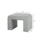 Vint 26  Modern Bench Upholstered in Velvet or Boucle With Padded Foam Seat for Living Room Bedroom Home Office