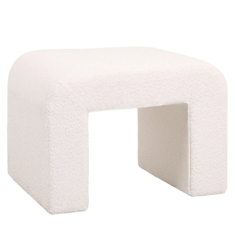 Vint 26  Modern Bench Upholstered in Velvet or Boucle With Padded Foam Seat for Living Room Bedroom Home Office