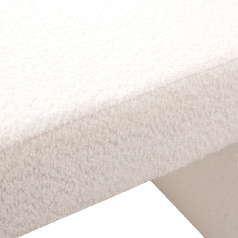 Vint 26  Modern Bench Upholstered in Velvet or Boucle With Padded Foam Seat for Living Room Bedroom Home Office