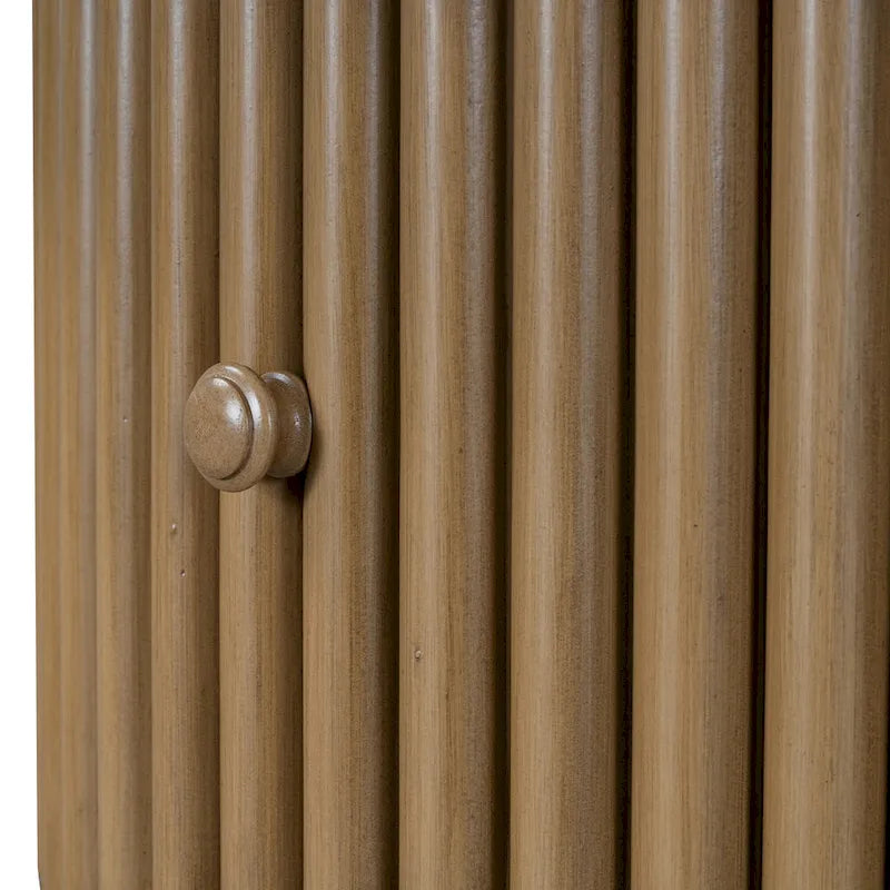 30.5  MDF Coffee Table with Drawer & Slat Base