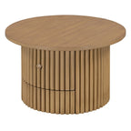 30.5  MDF Coffee Table with Drawer & Slat Base