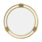 31.5  Tempered Glass Coffee Table with Asymmetrical Metal Design and Lower Shelf