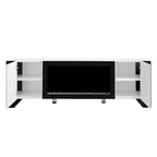 Modern 68.1  Fireplace TV Stand with 2 Large Cabinets for TVs up to 78