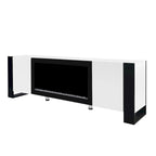 Modern 68.1  Fireplace TV Stand with 2 Large Cabinets for TVs up to 78