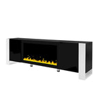 Modern 68.1  Fireplace TV Stand with 2 Large Cabinets for TVs up to 78