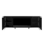 Modern 68.1  Fireplace TV Stand with 2 Large Cabinets for TVs up to 78