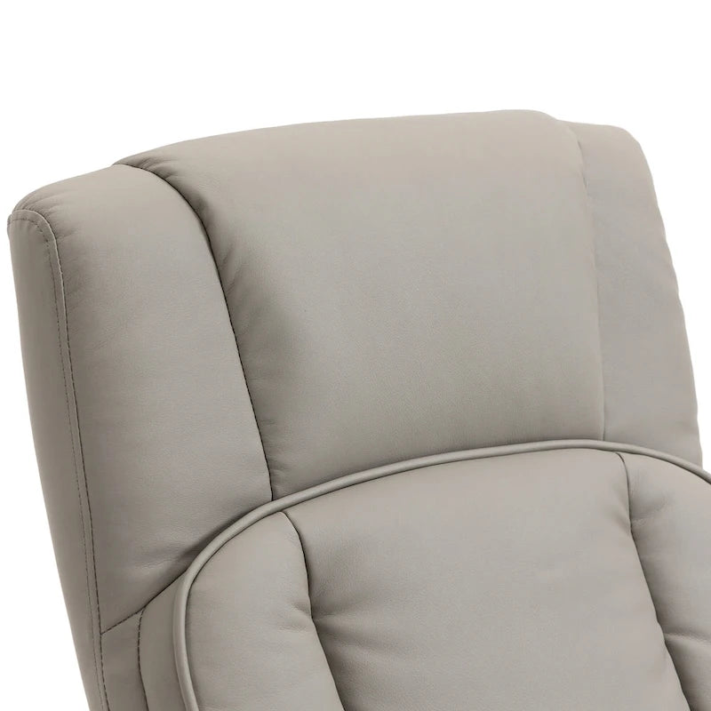 30  High Back Swivel Recliner Chair with Ottoman