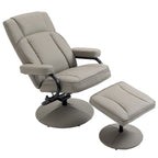 30  High Back Swivel Recliner Chair with Ottoman