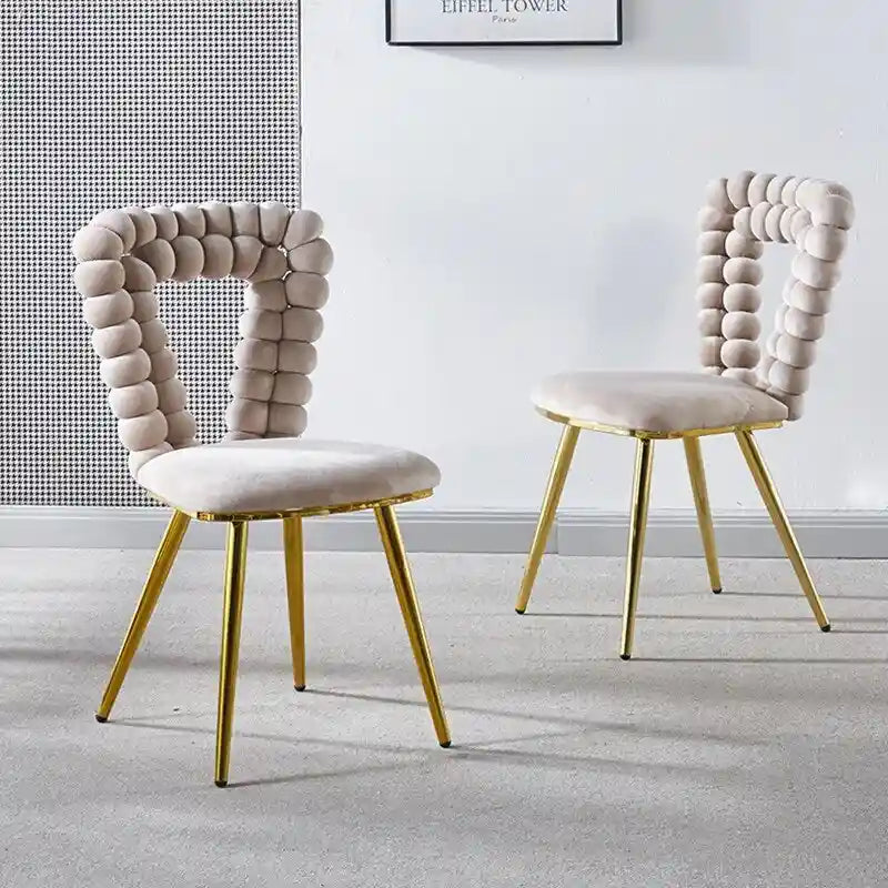 22.04  Accent Chairs with Iron Legs (Set of 2)