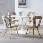 22.04  Accent Chairs with Iron Legs (Set of 2)