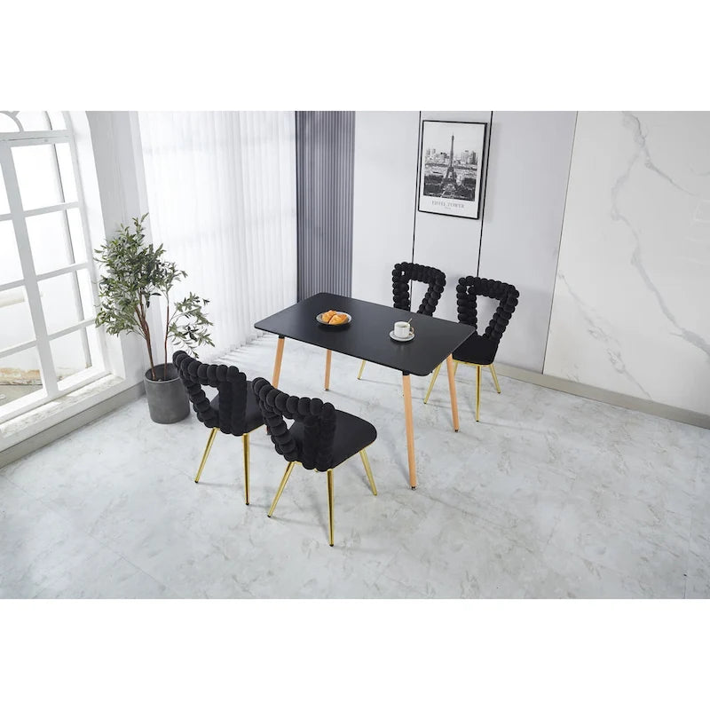 22.04  Accent Chairs with Iron Legs (Set of 2)