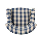 Modern Retro 30.25  High Back Upholstered Arm Chair with Wood Legs for Living Room