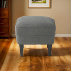 Modern 32.5  Upholstered Club Chair with Ottoman Set amd Nailheads for Living Room
