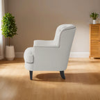 Modern 32.5  Upholstered Club Chair with Ottoman Set amd Nailheads for Living Room