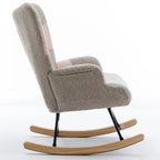 Multicolor Teddy 33.4  Rocking Chair with Glider