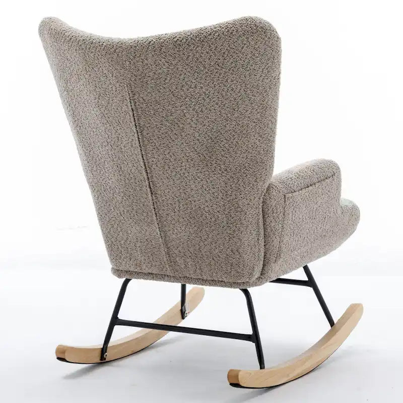 Multicolor Teddy 33.4  Rocking Chair with Glider