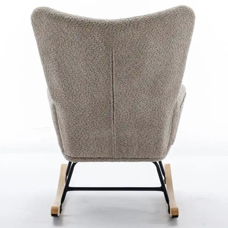 Multicolor Teddy 33.4  Rocking Chair with Glider