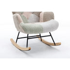 Multicolor Teddy 33.4  Rocking Chair with Glider