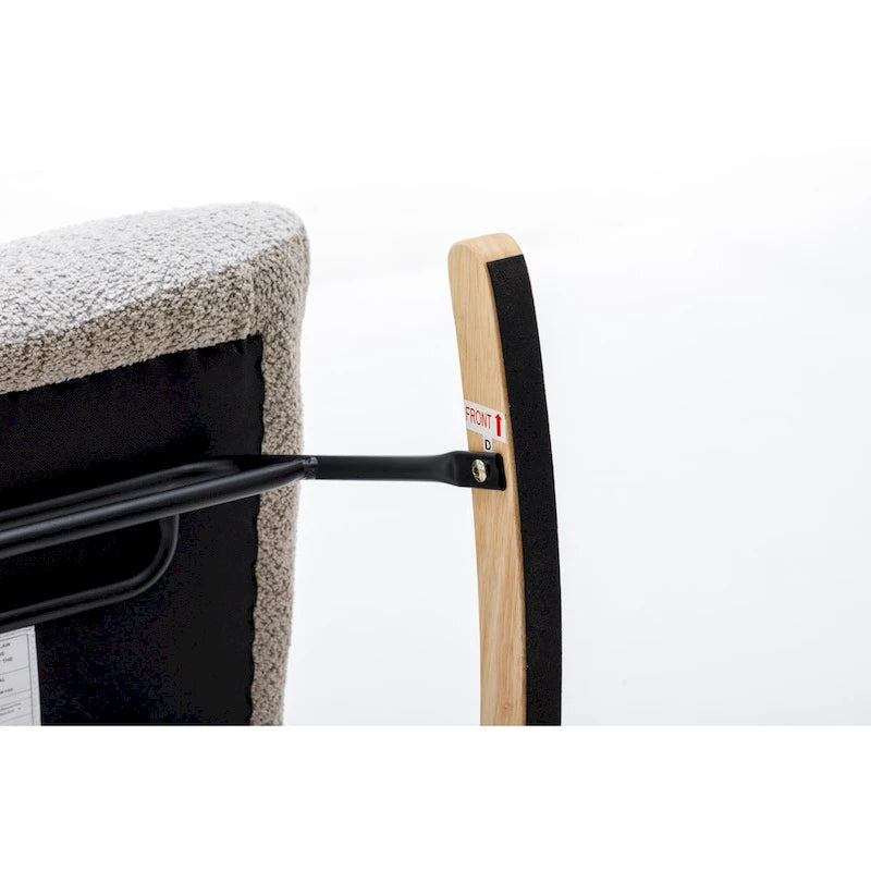 Multicolor Teddy 33.4  Rocking Chair with Glider