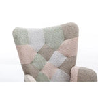 Multicolor Teddy 33.4  Rocking Chair with Glider