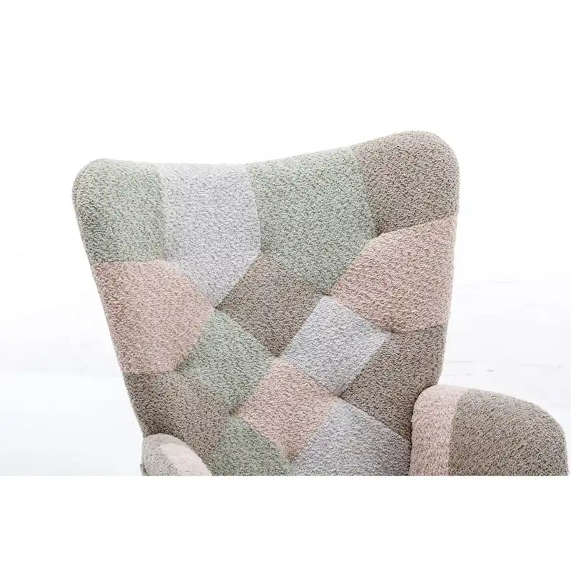 Multicolor Teddy 33.4  Rocking Chair with Glider