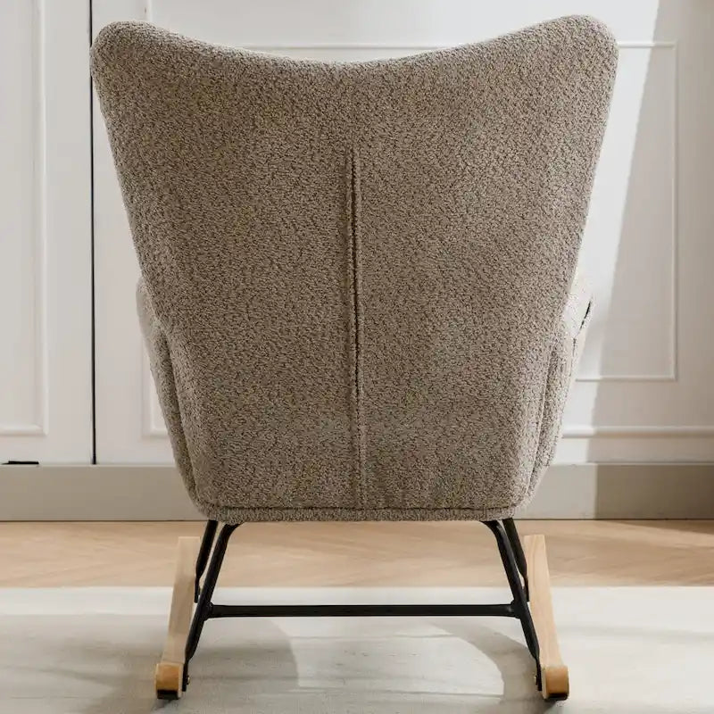 Multicolor Teddy 33.4  Rocking Chair with Glider