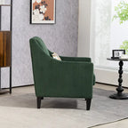 Emerald 26.77  Upholstered Arm Chair with Scooped Arms