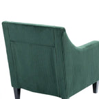 Emerald 26.77  Upholstered Arm Chair with Scooped Arms