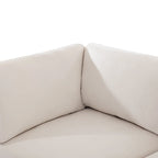 100.4  Spacious U-Shape 6 Seater Sectional Sofa with Removable Ottomans and Pillow, Flexible Configuration
