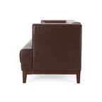 Modern 80.75  Button Tufted 3-seater Sofa with Wood Legs for Living Room